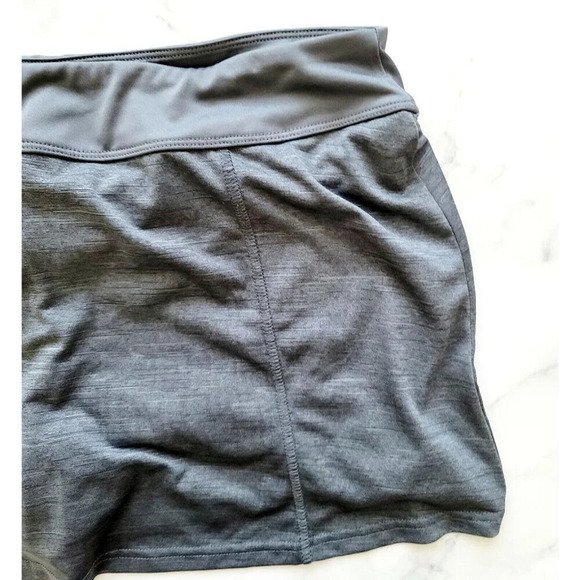 Bolle Tech Grey Tennis Sport Athletic Pull On Short Mini Skirt Skort Sz L - Picture 3 of 7